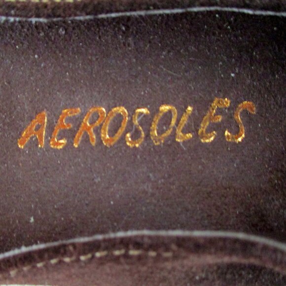Aerosoles "Storyteller" Womens Brown Suede Mule w/2" Wedge Heel NWOB - Size 7.5M - Picture 4 of 8